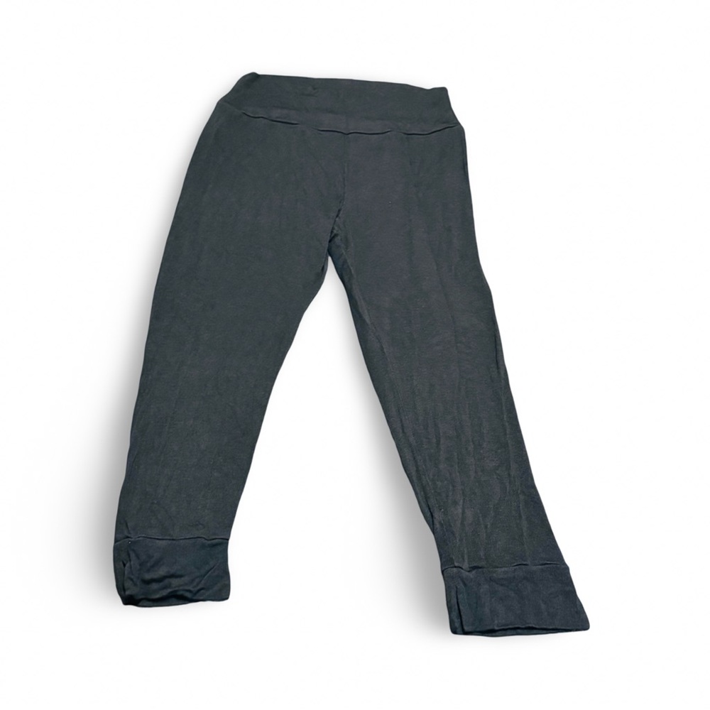 Melow Bamboo Lycra Black Flared Leggings